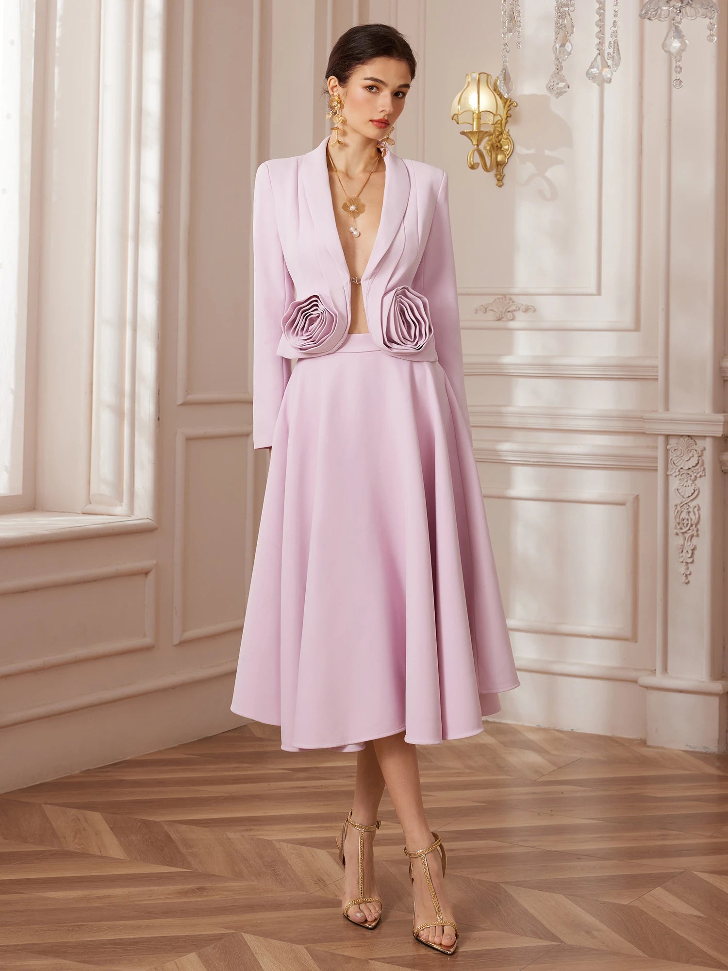 Bloom Tailored Blazer and Corded Empire Skirt|NOOSGOP