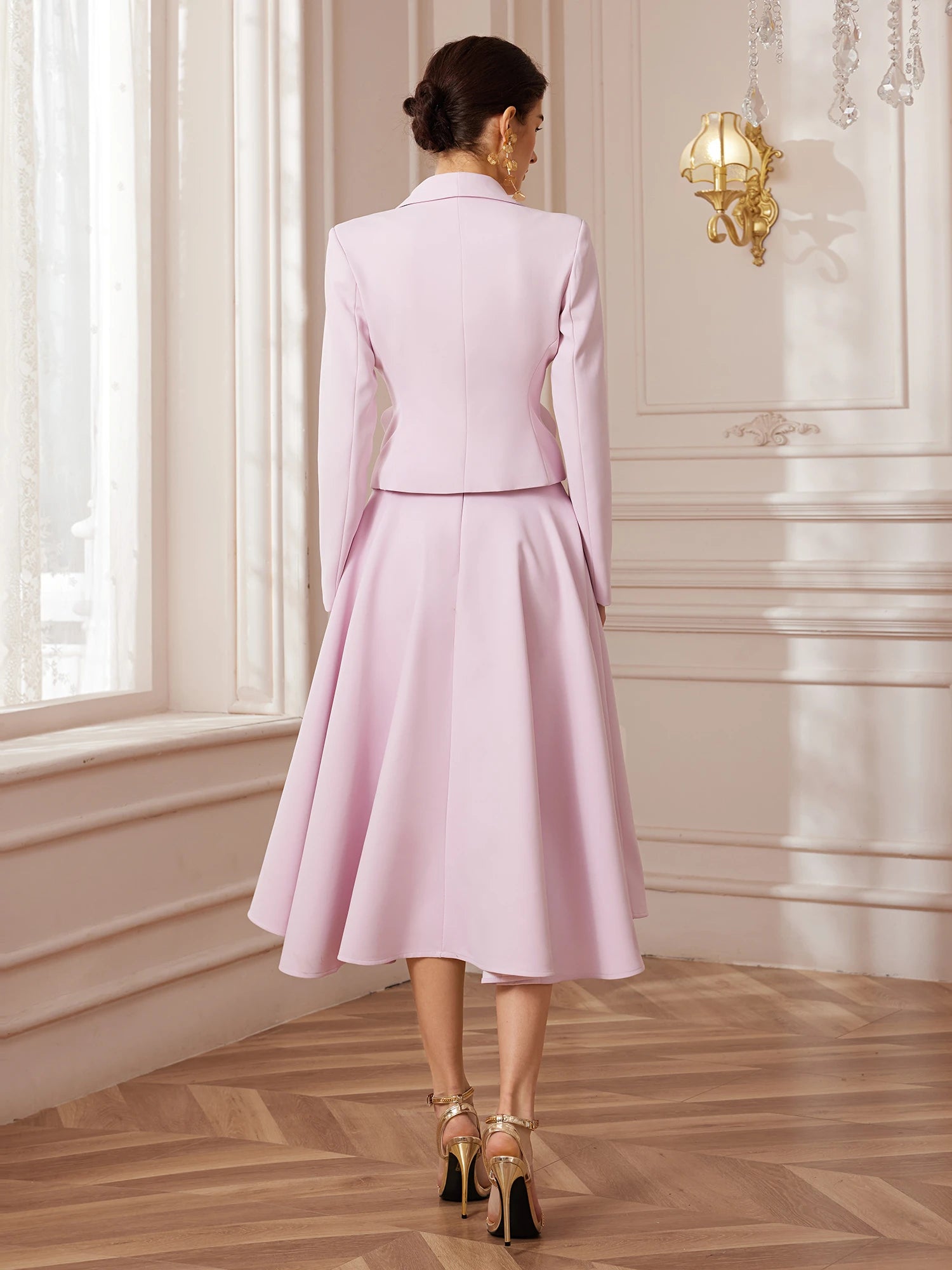 Bloom Tailored Blazer and Corded Empire Skirt|NOOSGOP