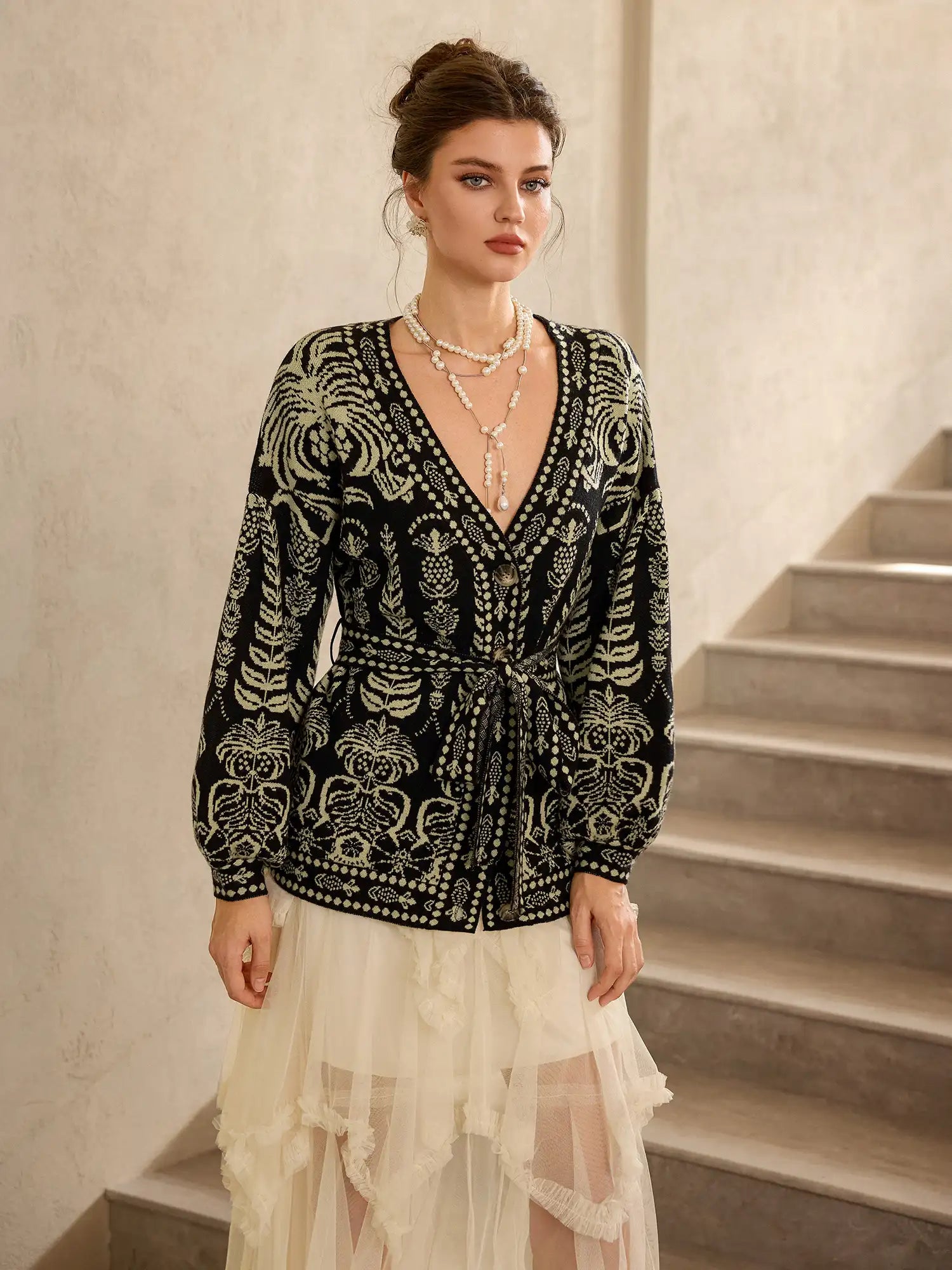 Bohemian Floral Print Tie Top|NOOSGOP