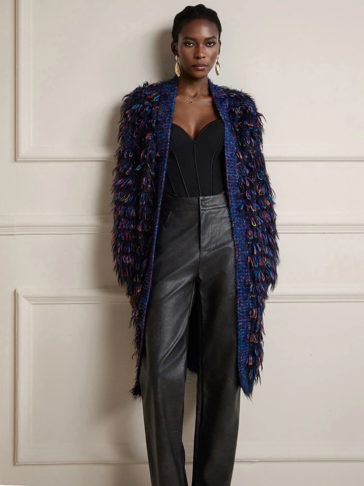 Colorful tassel sweater coat|NOOSGOP