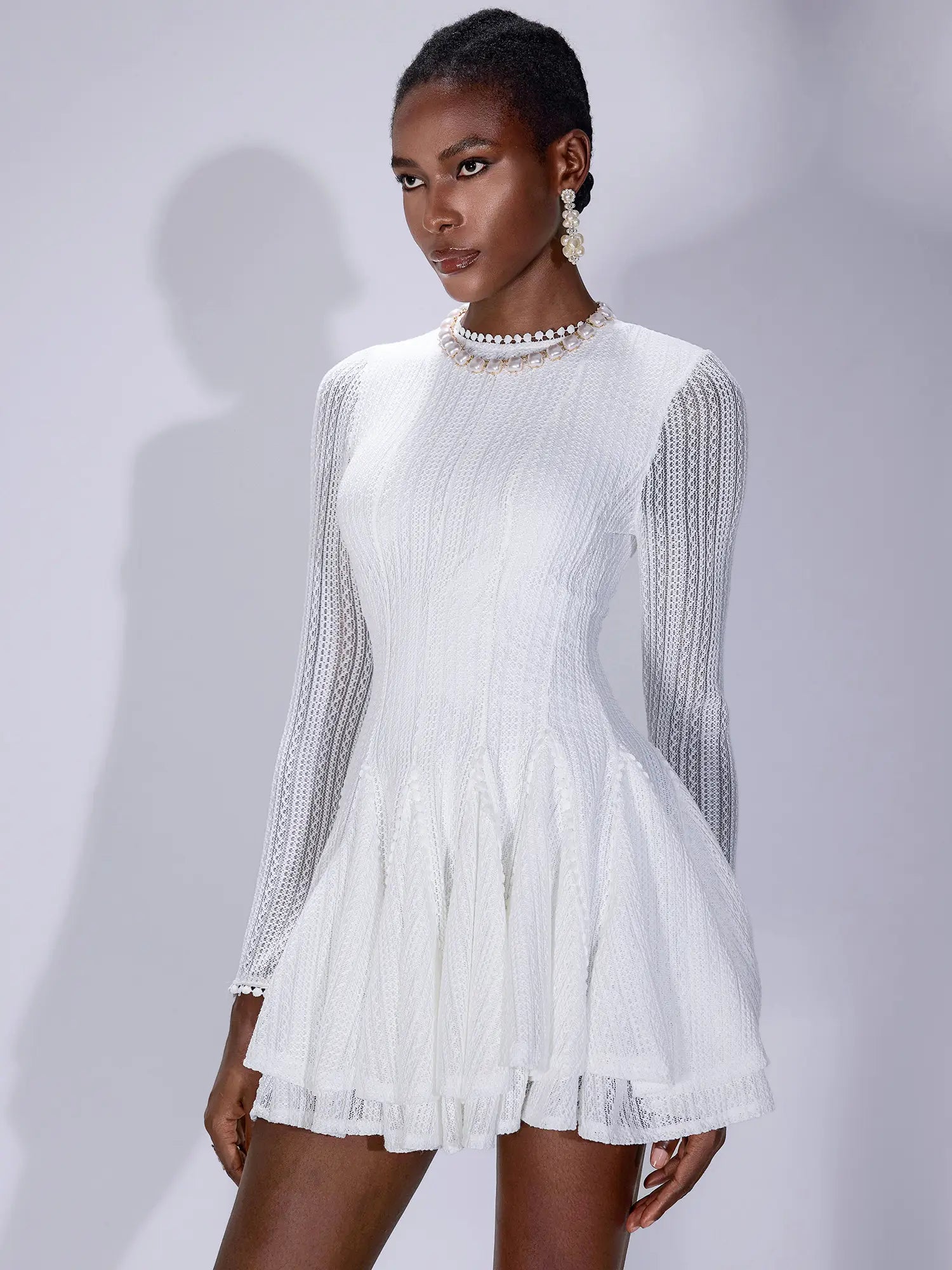 Crew Neck Bodycon Midi Dress|NOOSGOP