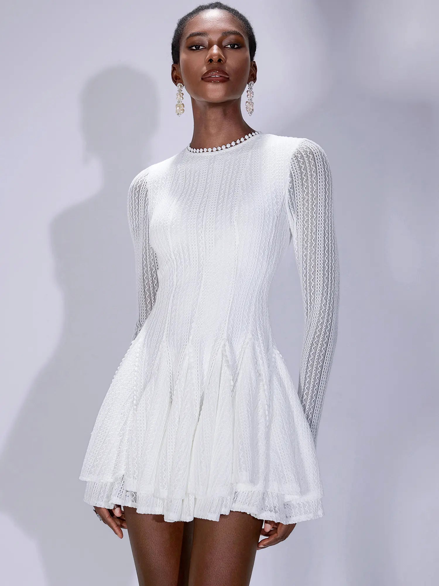 Crew Neck Bodycon Midi Dress|NOOSGOP