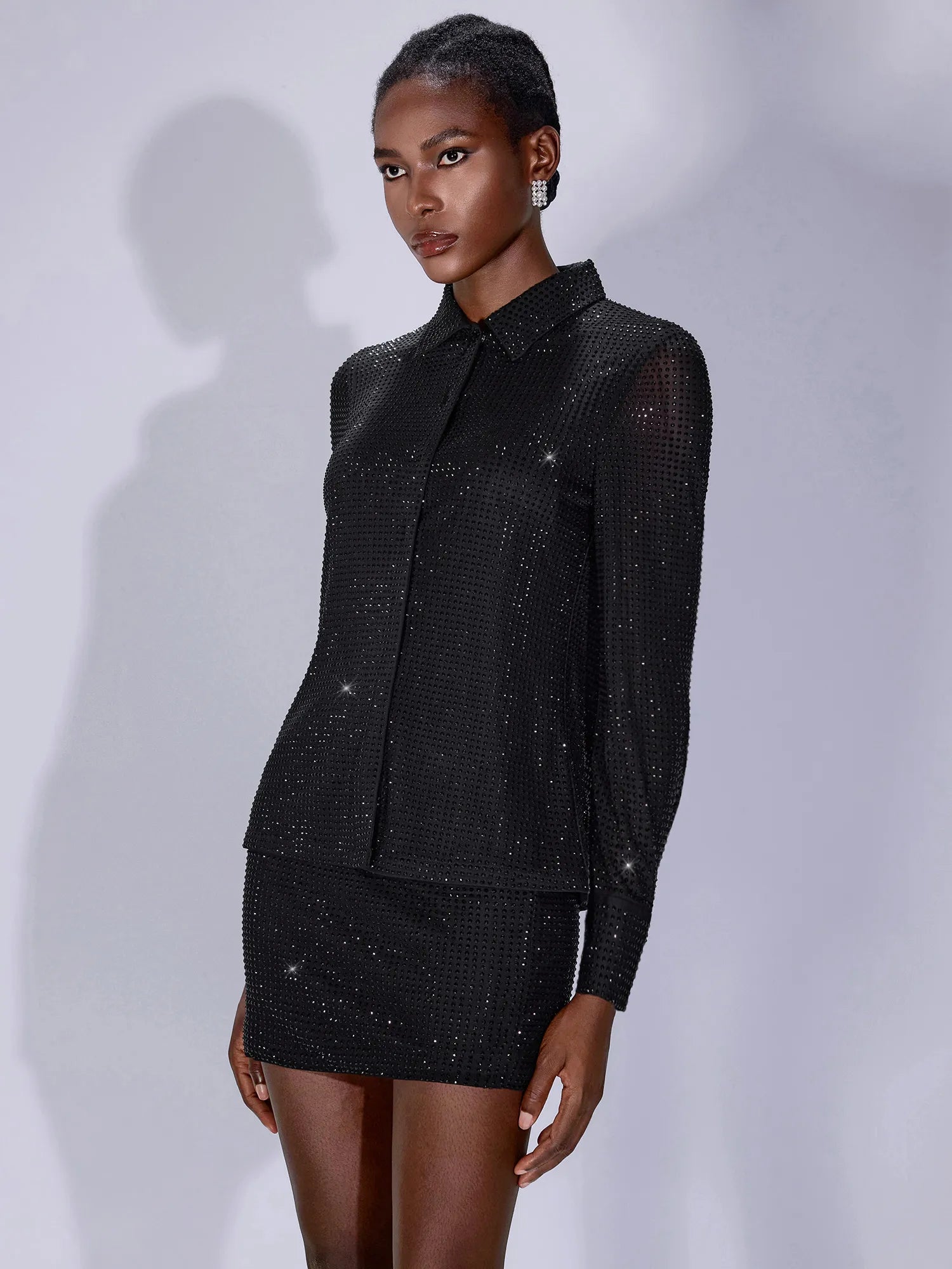 Diamond Bodycon Two Piece Dress|NOOSGOP