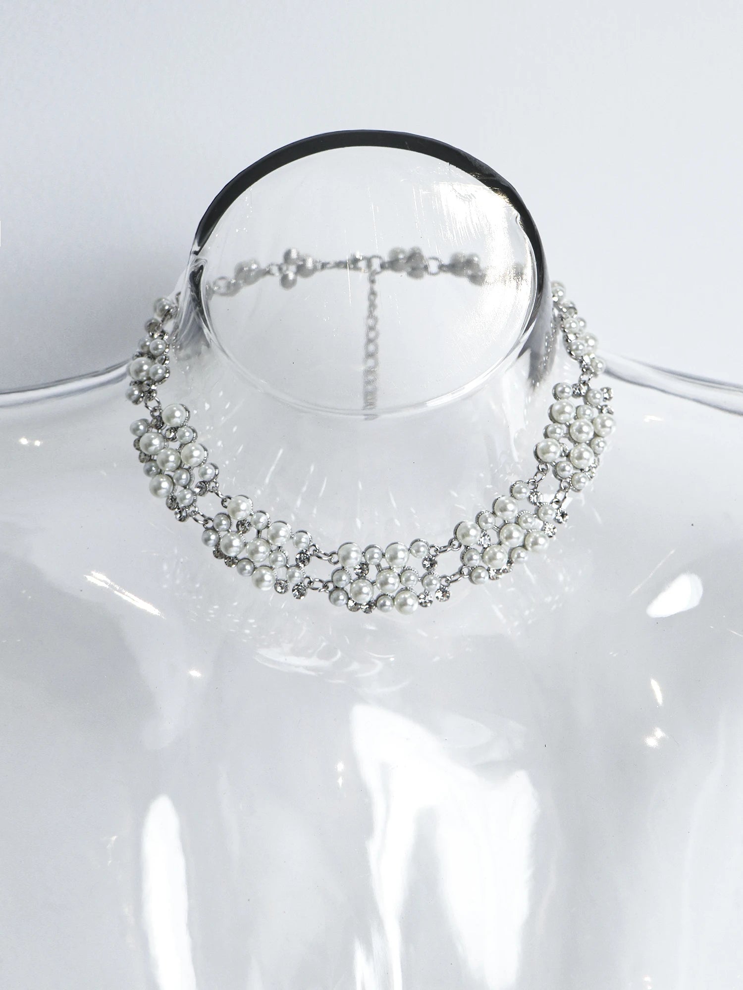 Elegant Rhinestone Necklace Earrings Set |NOOSGOP