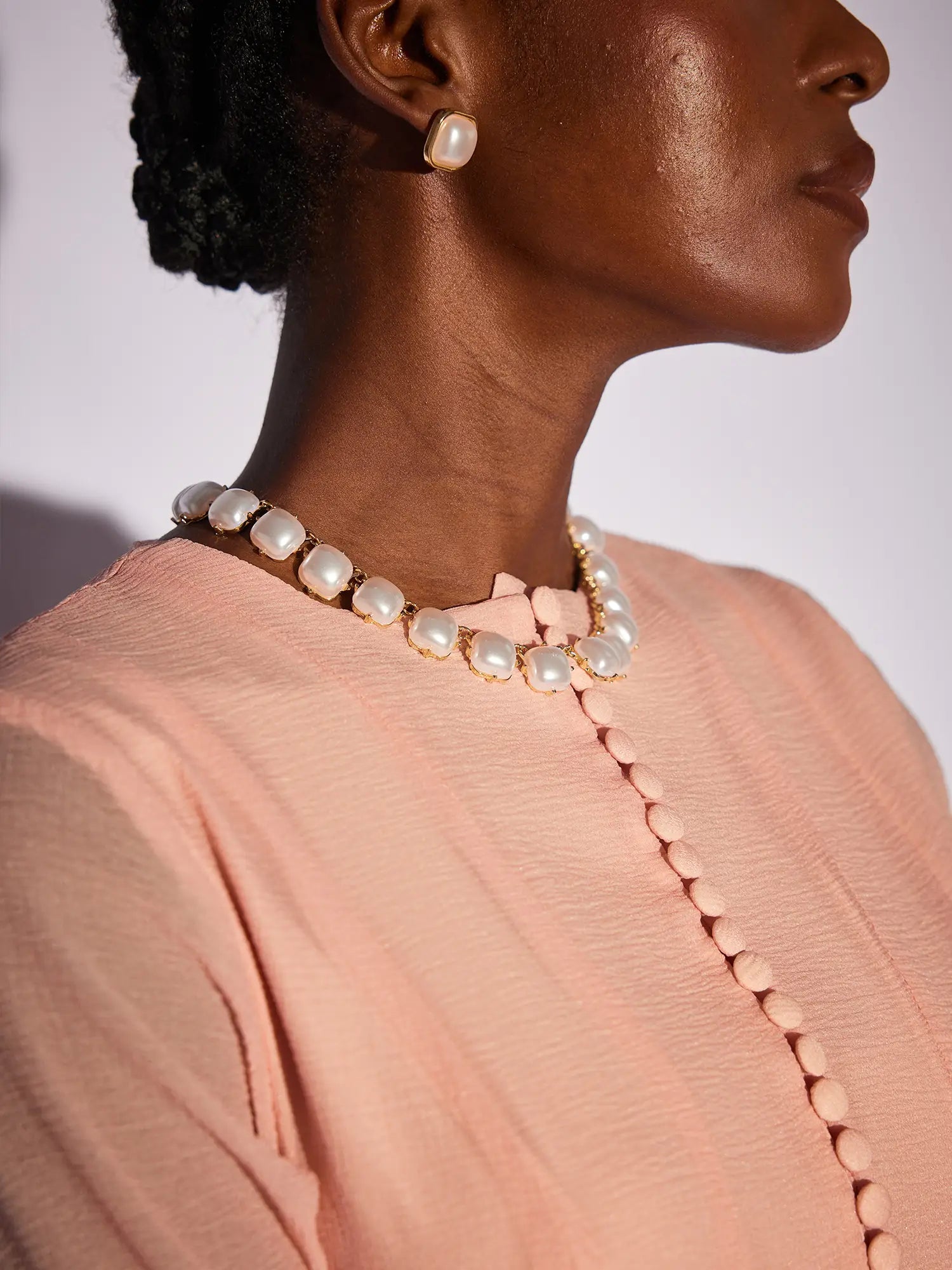 Fashion Stylish Beaded Necklace Earrings Set|NOOSGOP