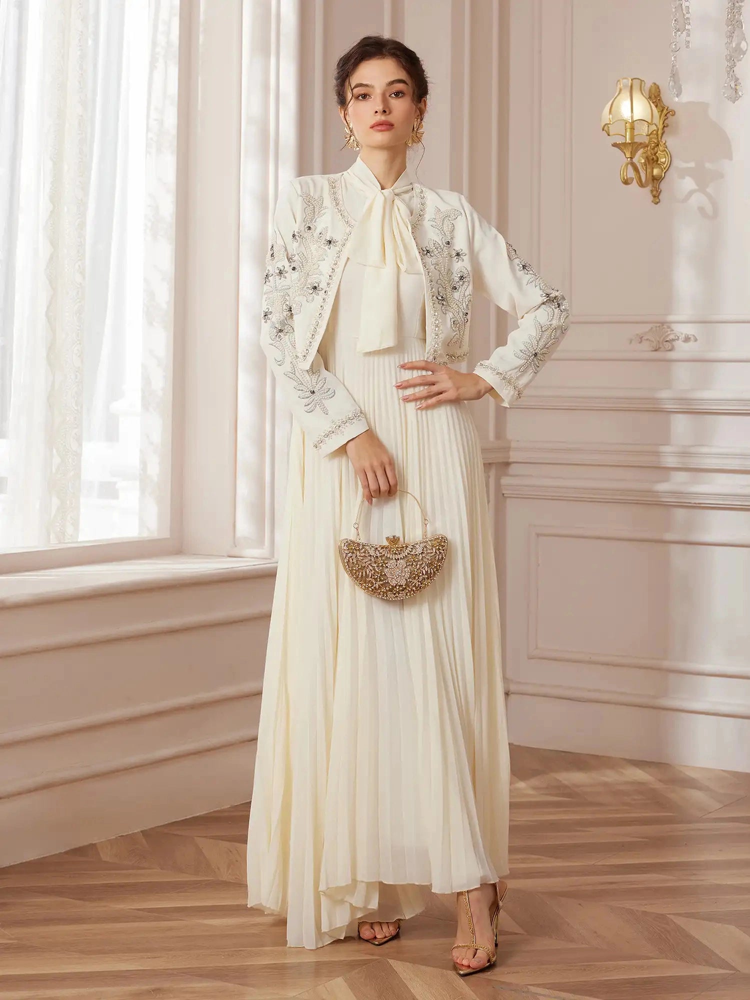 Floral Breeze Two-Piece Maxi Dress Set |NOOSGOP