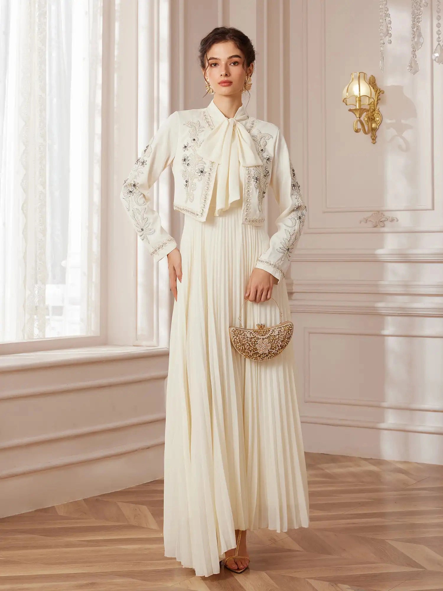 Floral Breeze Two-Piece Maxi Dress Set |NOOSGOP