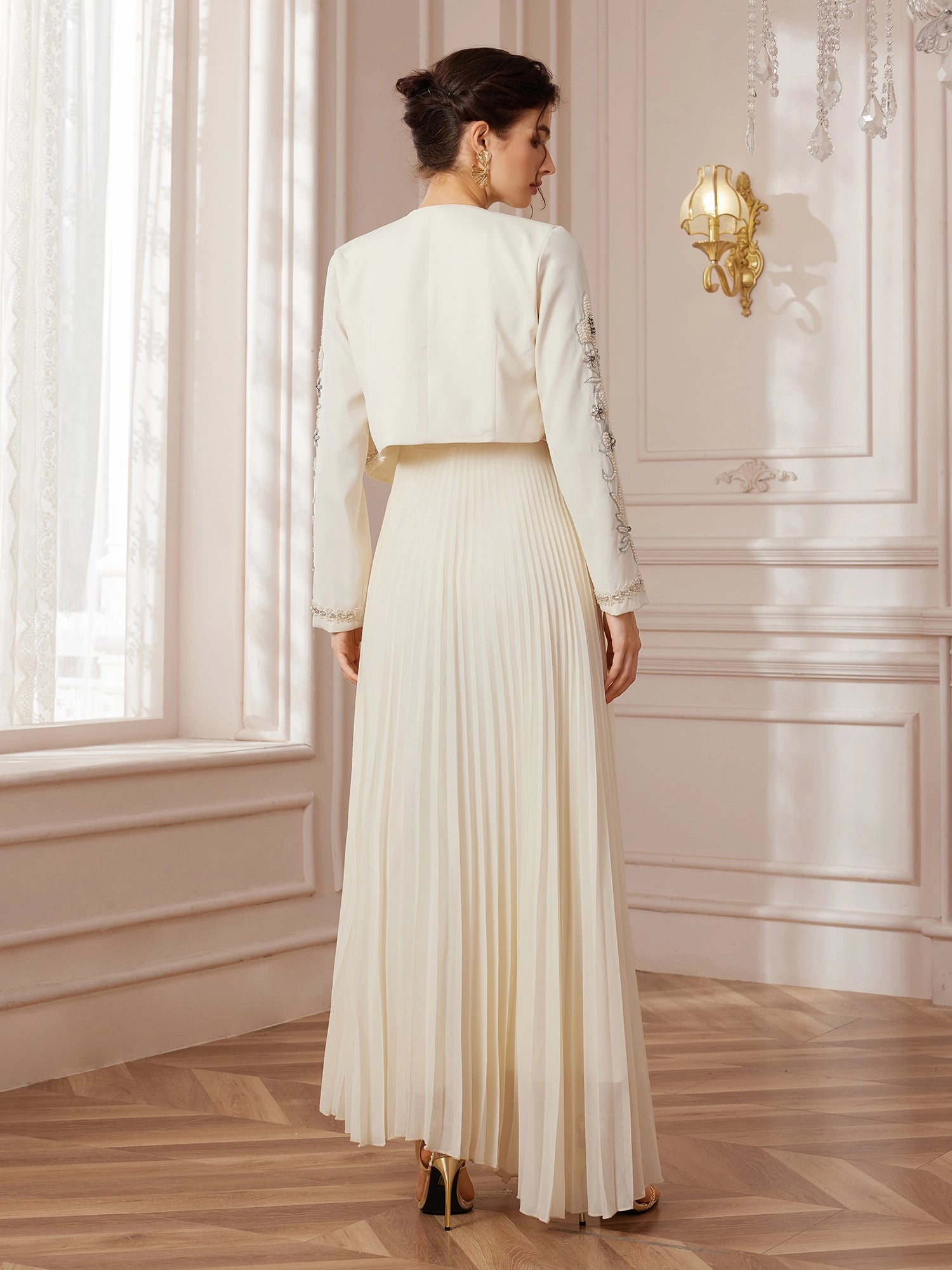 Floral Breeze Two-Piece Maxi Dress Set |NOOSGOP