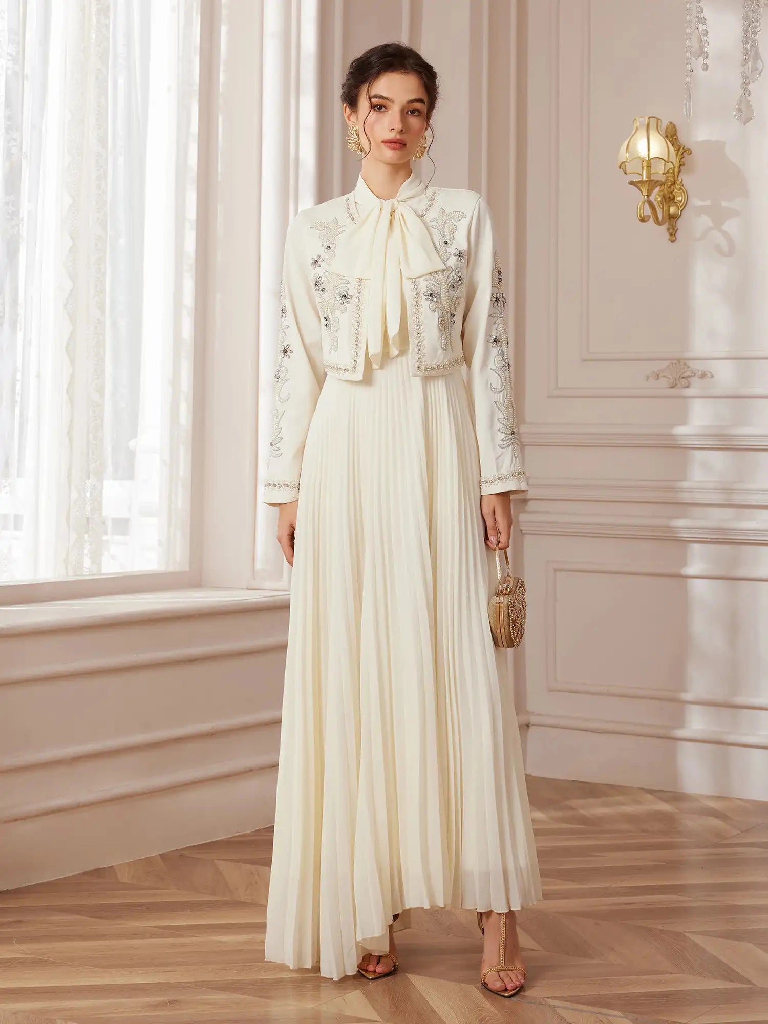 Floral Breeze Two-Piece Maxi Dress Set |NOOSGOP