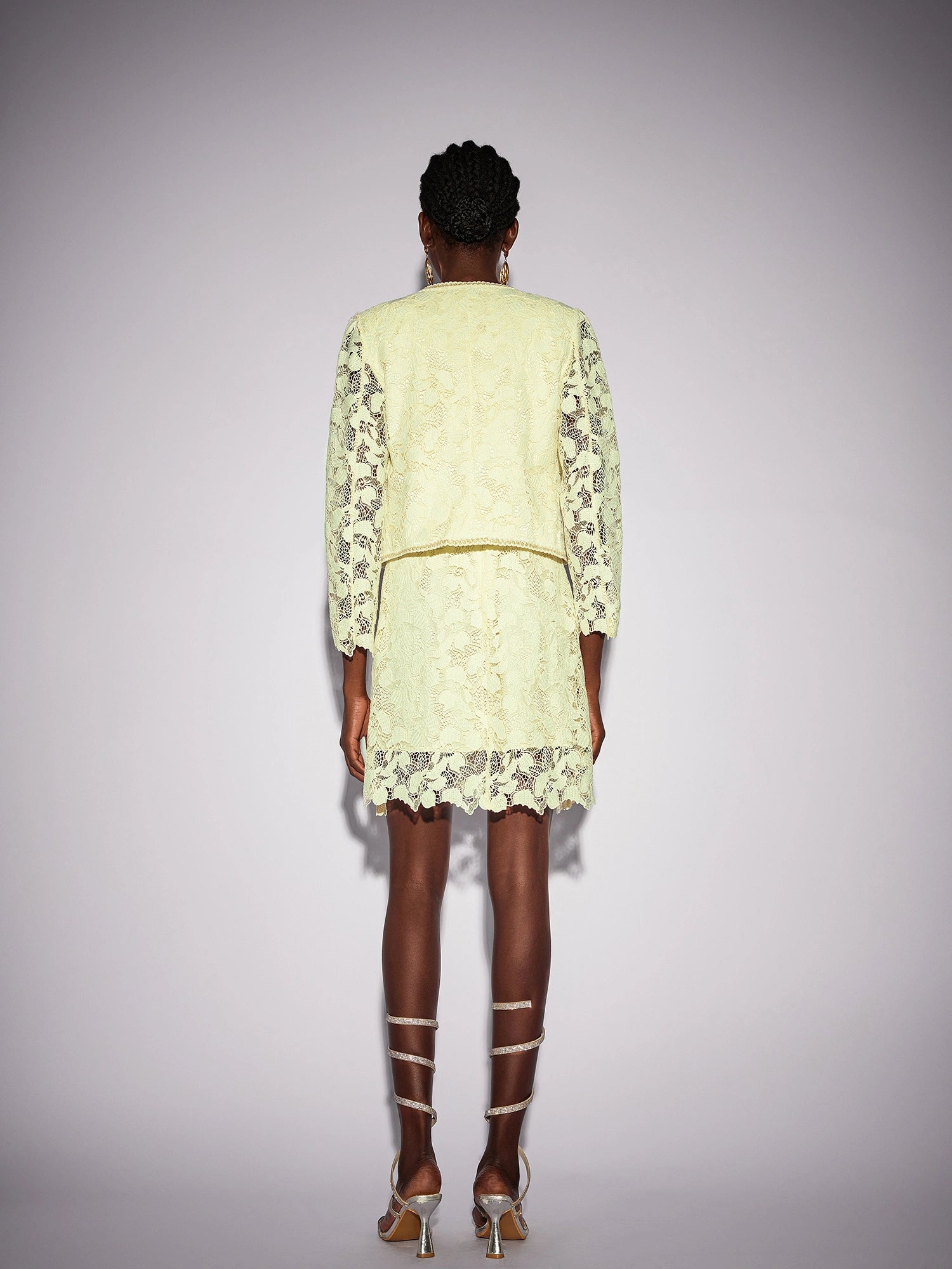 Floral Hollow-Out Two-Piece Outfit with Cover-Up|NOOSGOP