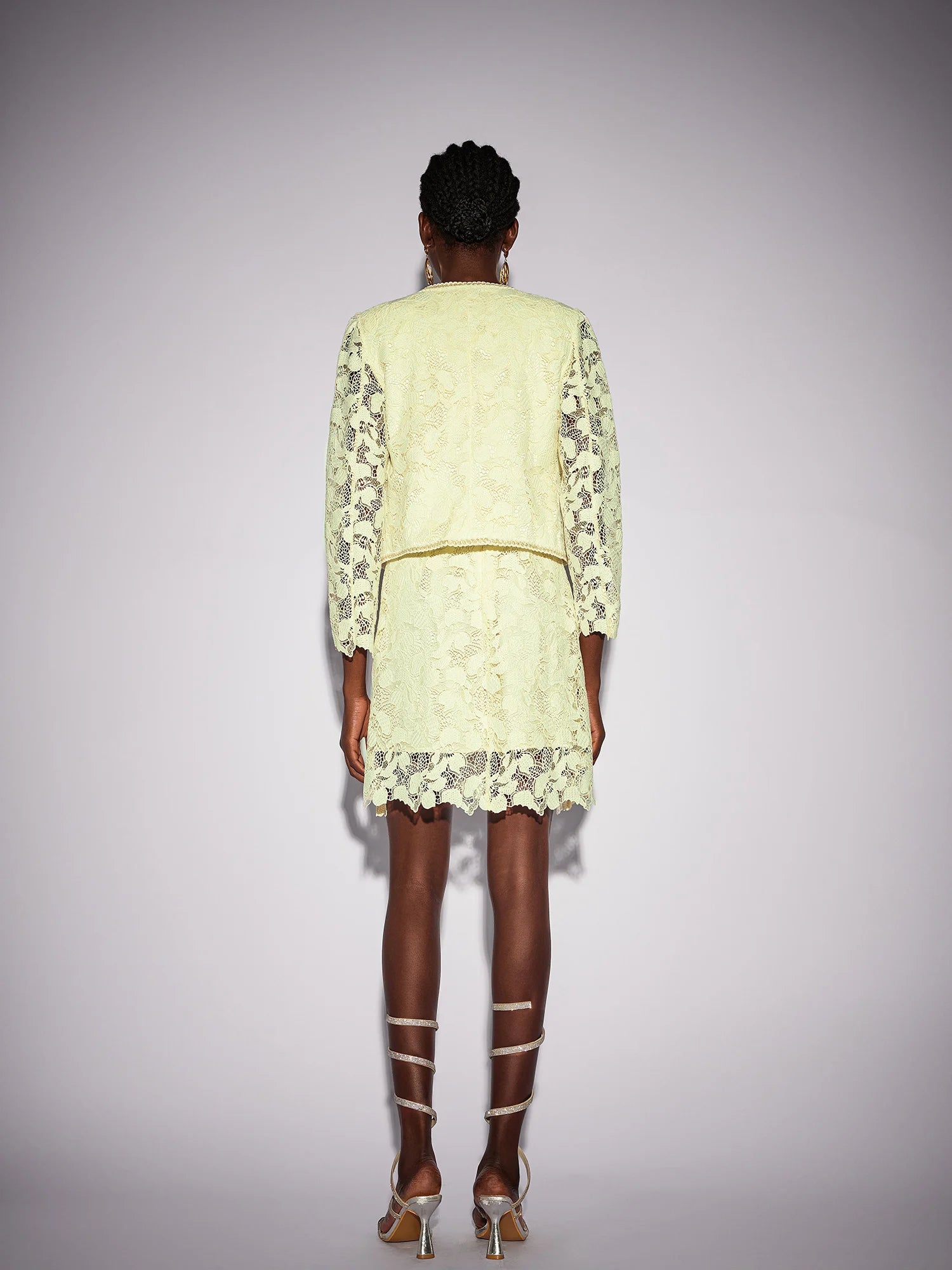 Floral Hollow-Out Two-Piece Outfit with Cover-Up|NOOSGOP