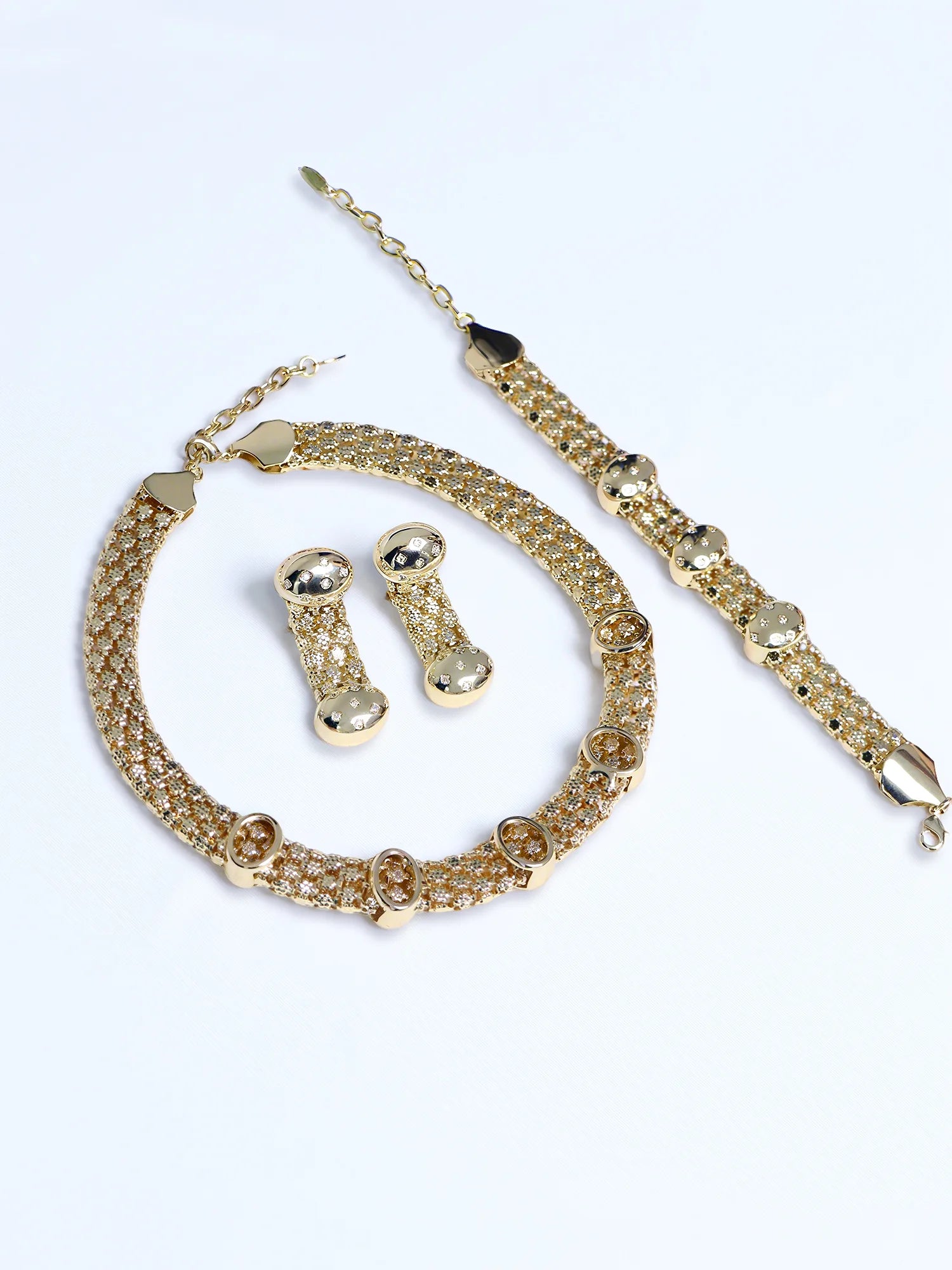 Gold Designer Jewelry Sets|NOOSGOP