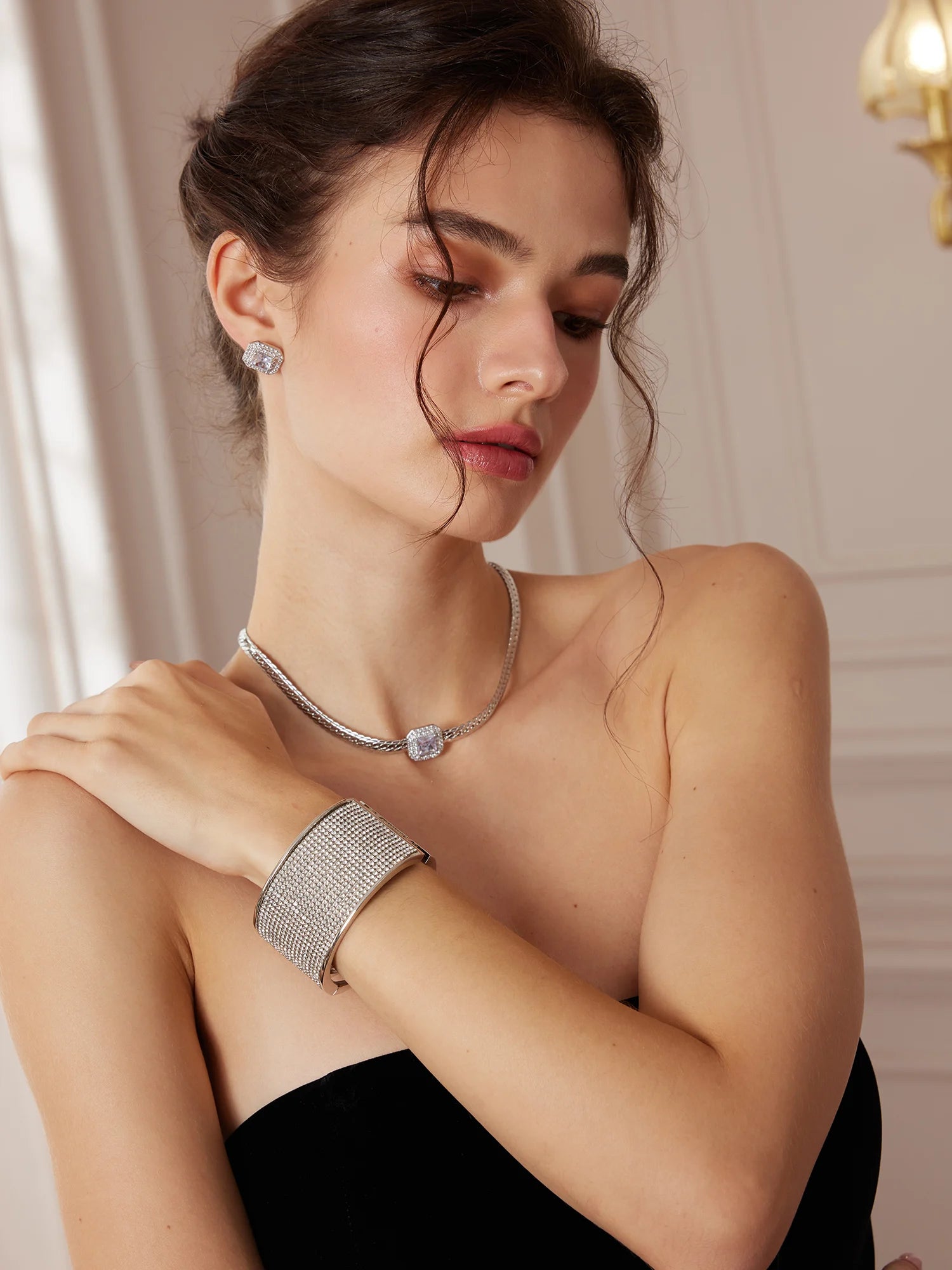 MultiLayer Rhinestone Bracelet|NOOSGOP