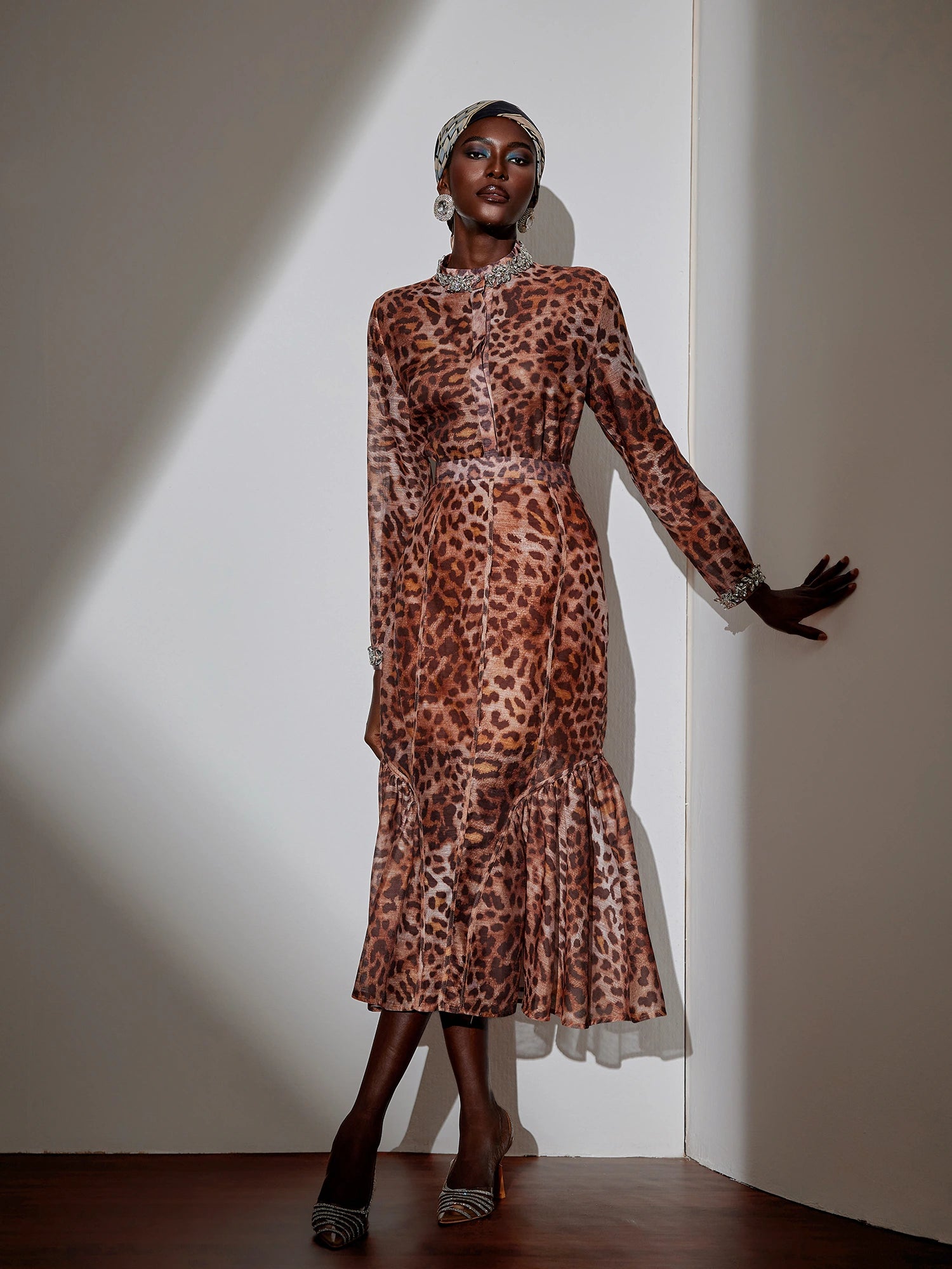 Leopard Print Two-Piece Set|NOOSGOP