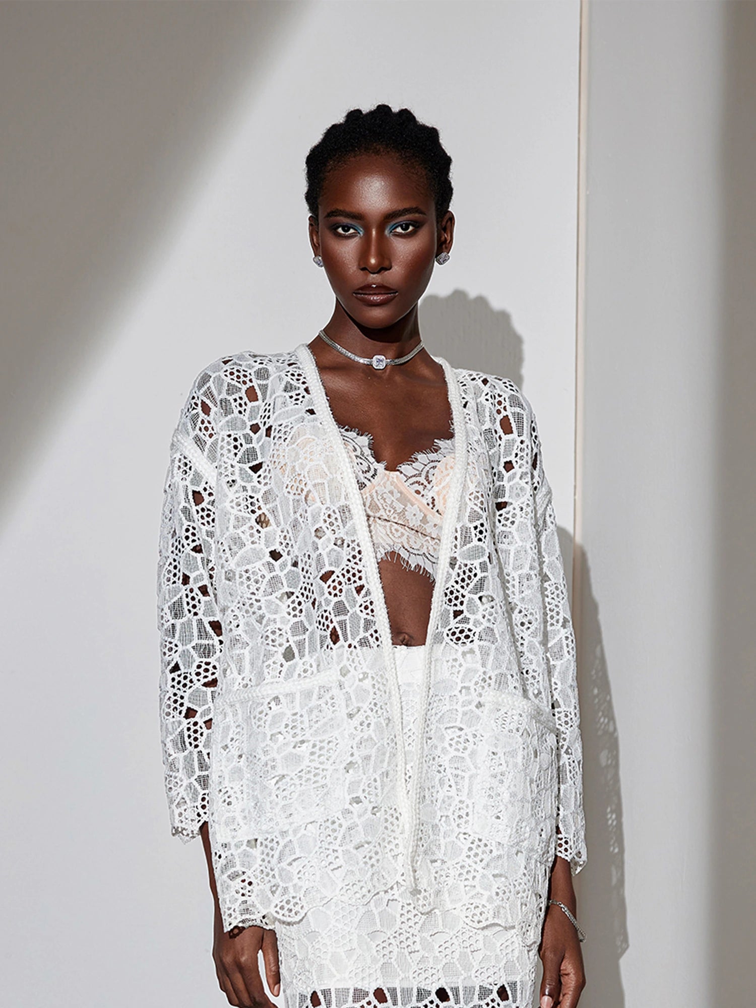 Mesh Cut-Out Jacket|NOOSGOP