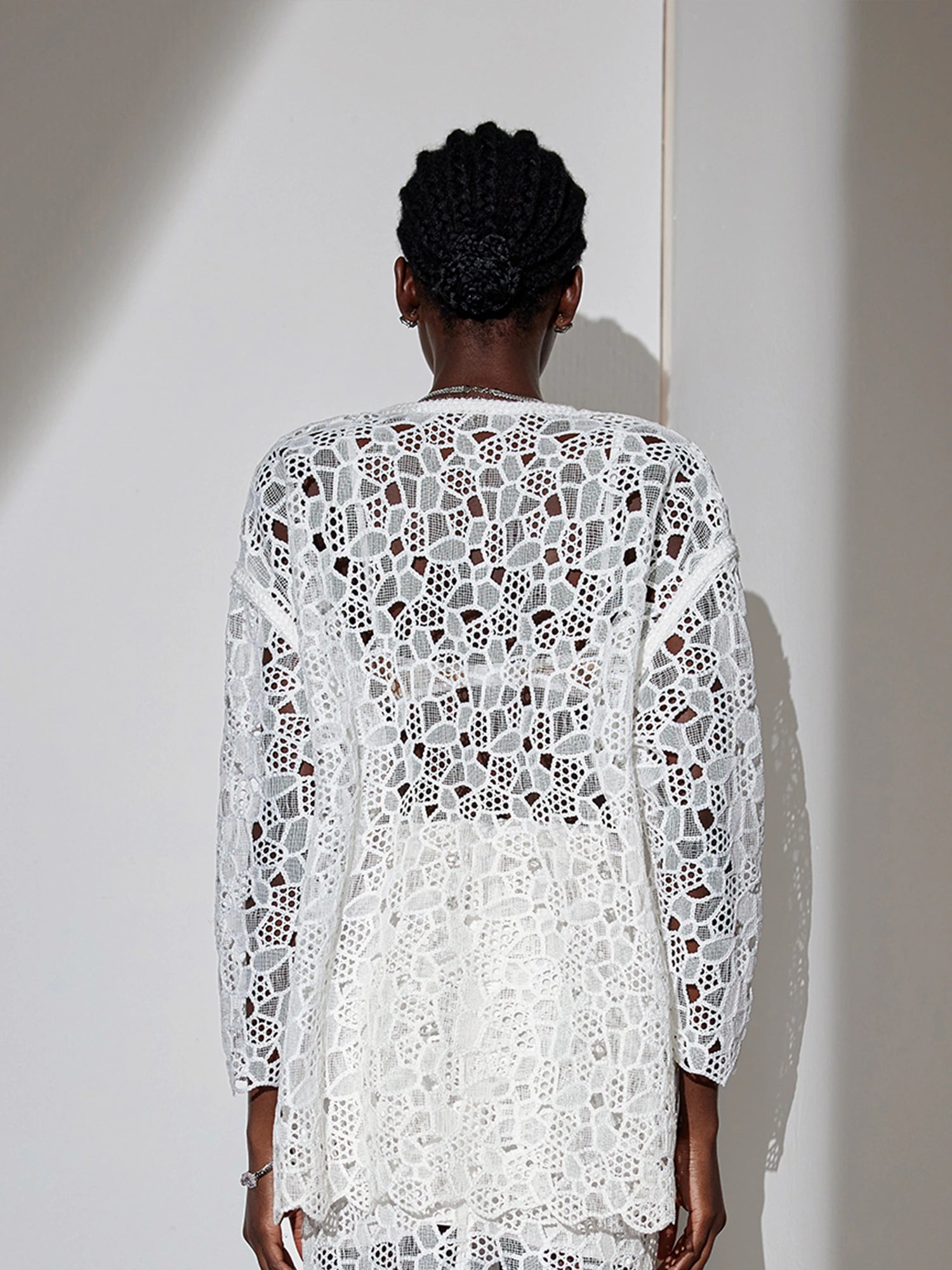 Mesh Cut-Out Jacket|NOOSGOP