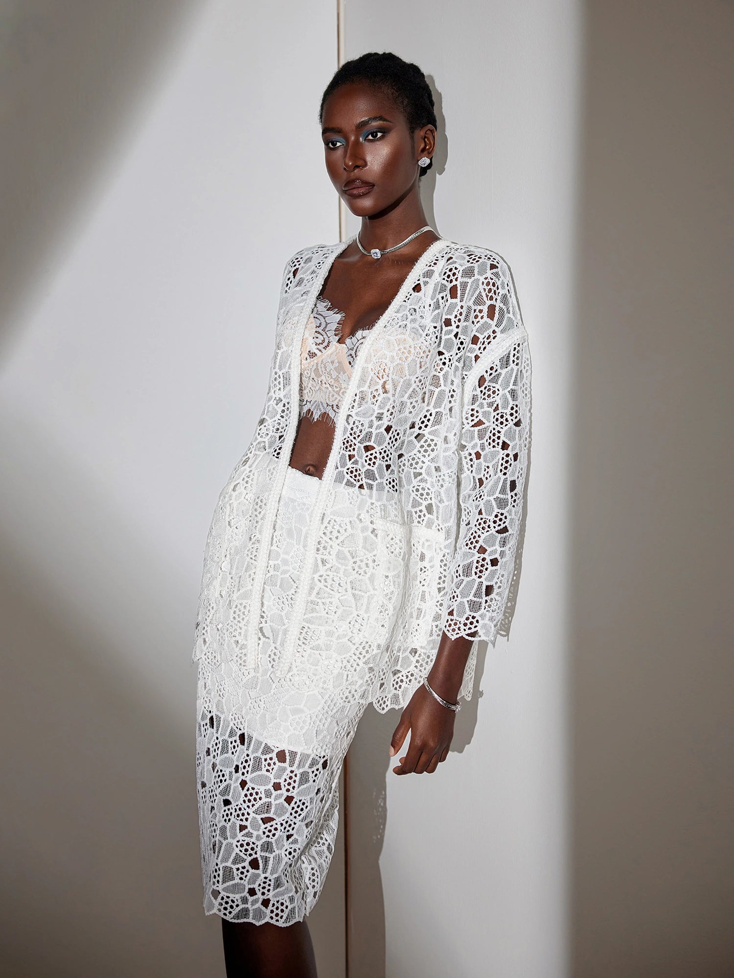 Mesh Cut-Out Jacket|NOOSGOP