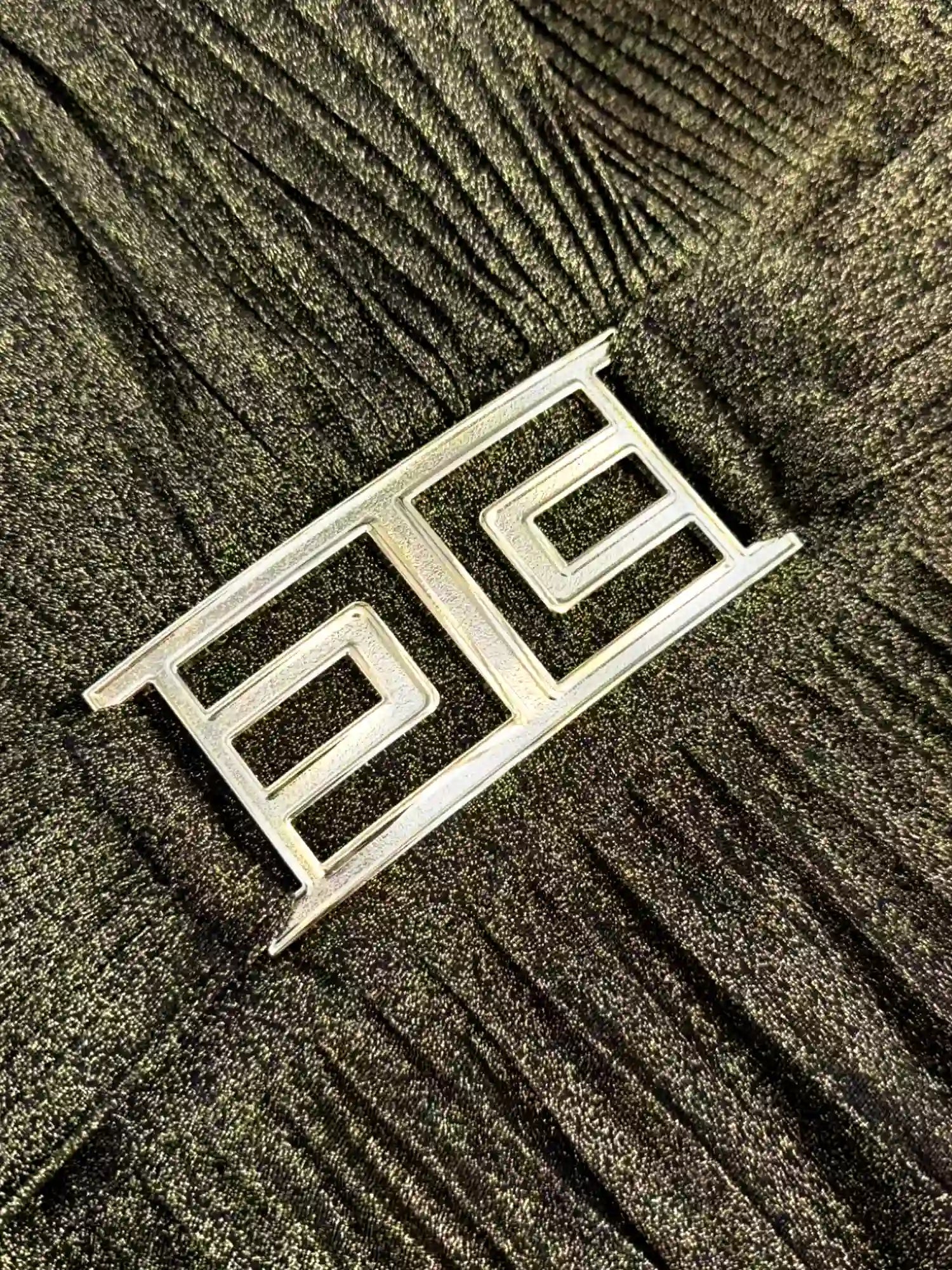 Metallic Pleated High-Neck Maxi Dress|NOOSGOP