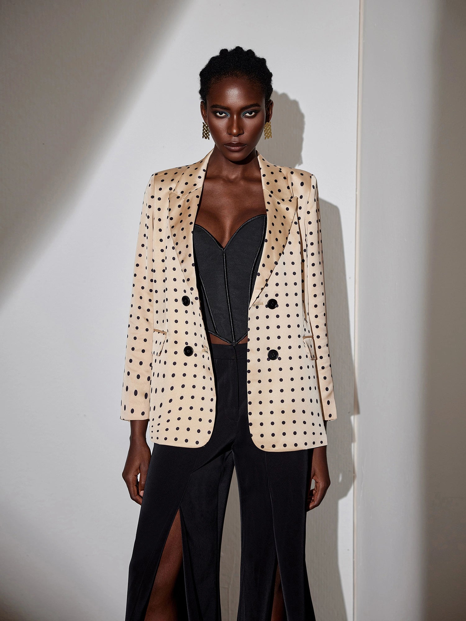 Polka dot suit jacket|NOOSGOP
