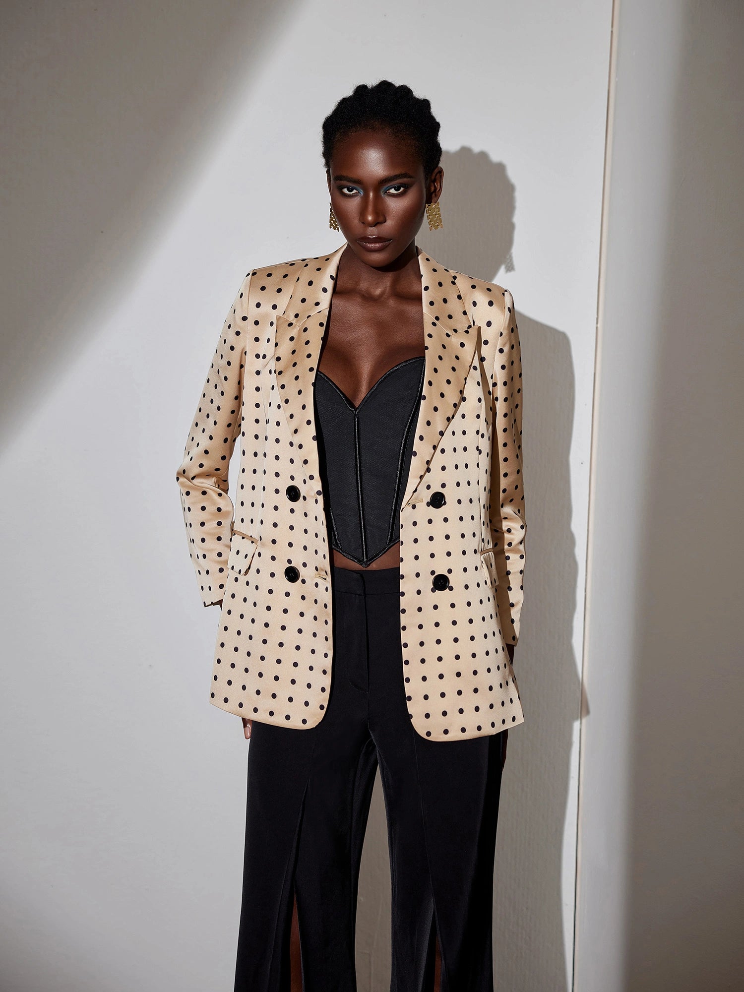Polka dot suit jacket|NOOSGOP
