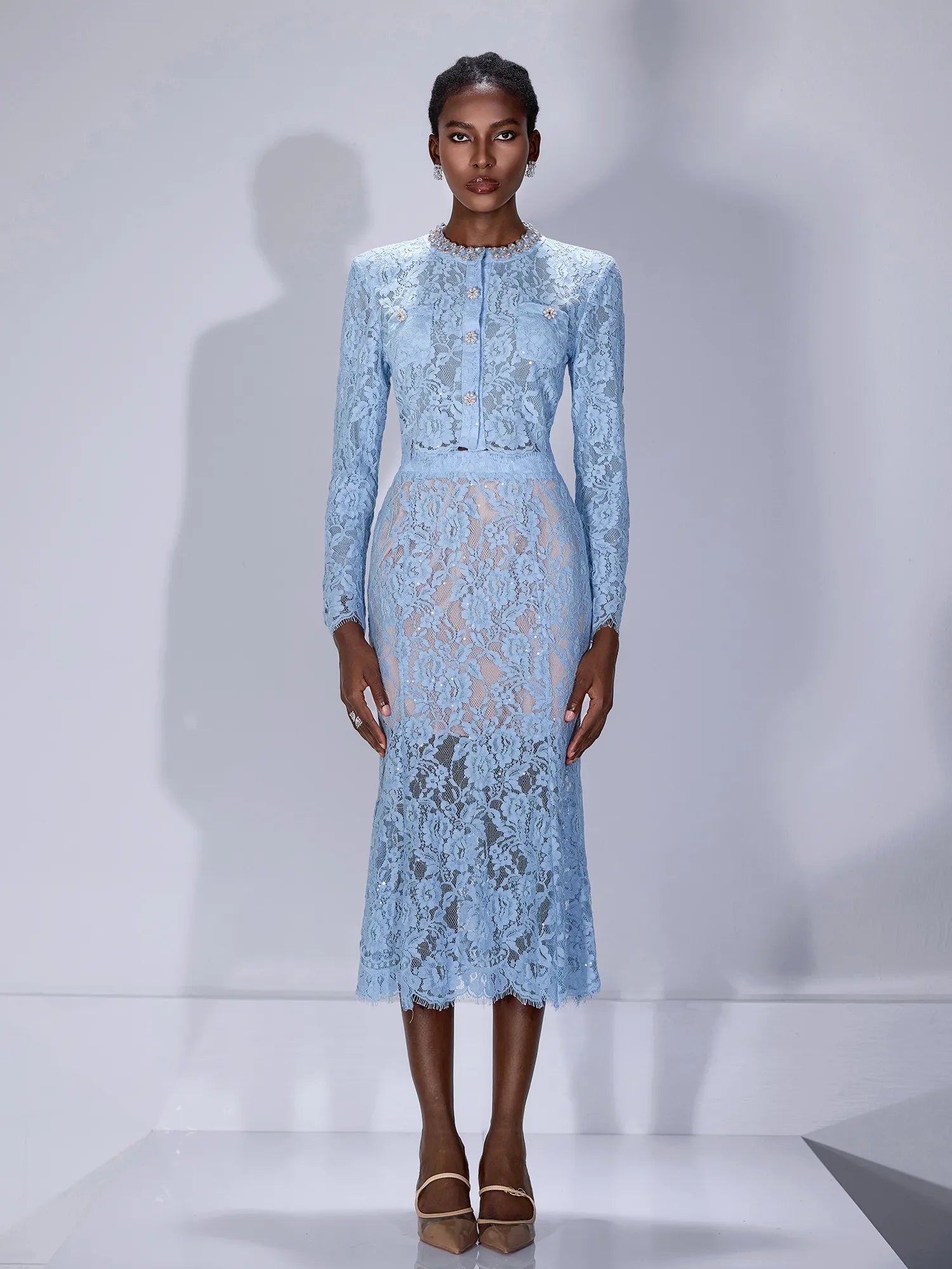 Printed Cutout Two Piece Set|NOOSGOP