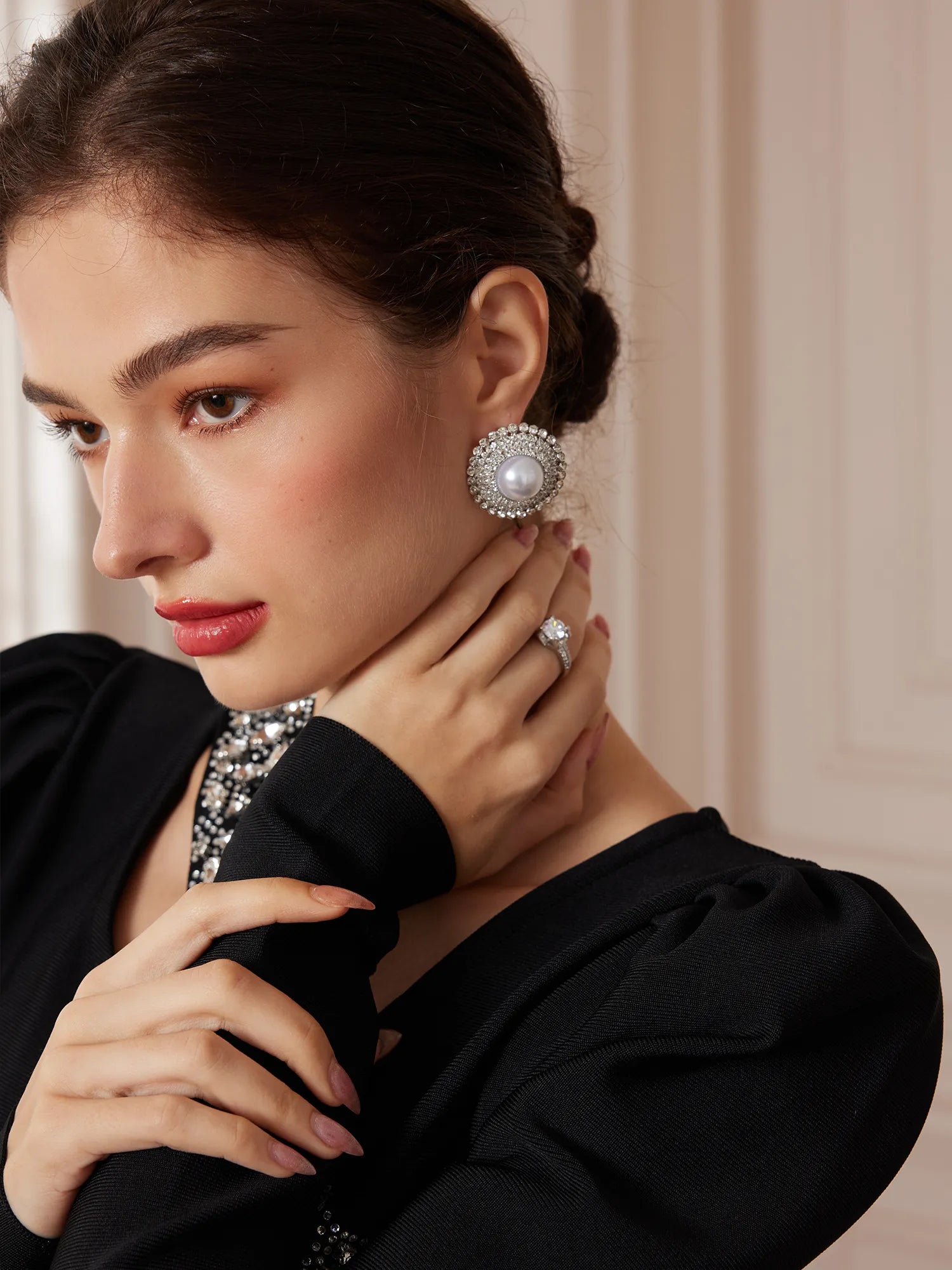 Round Big Stud Earring|NOOSGOP