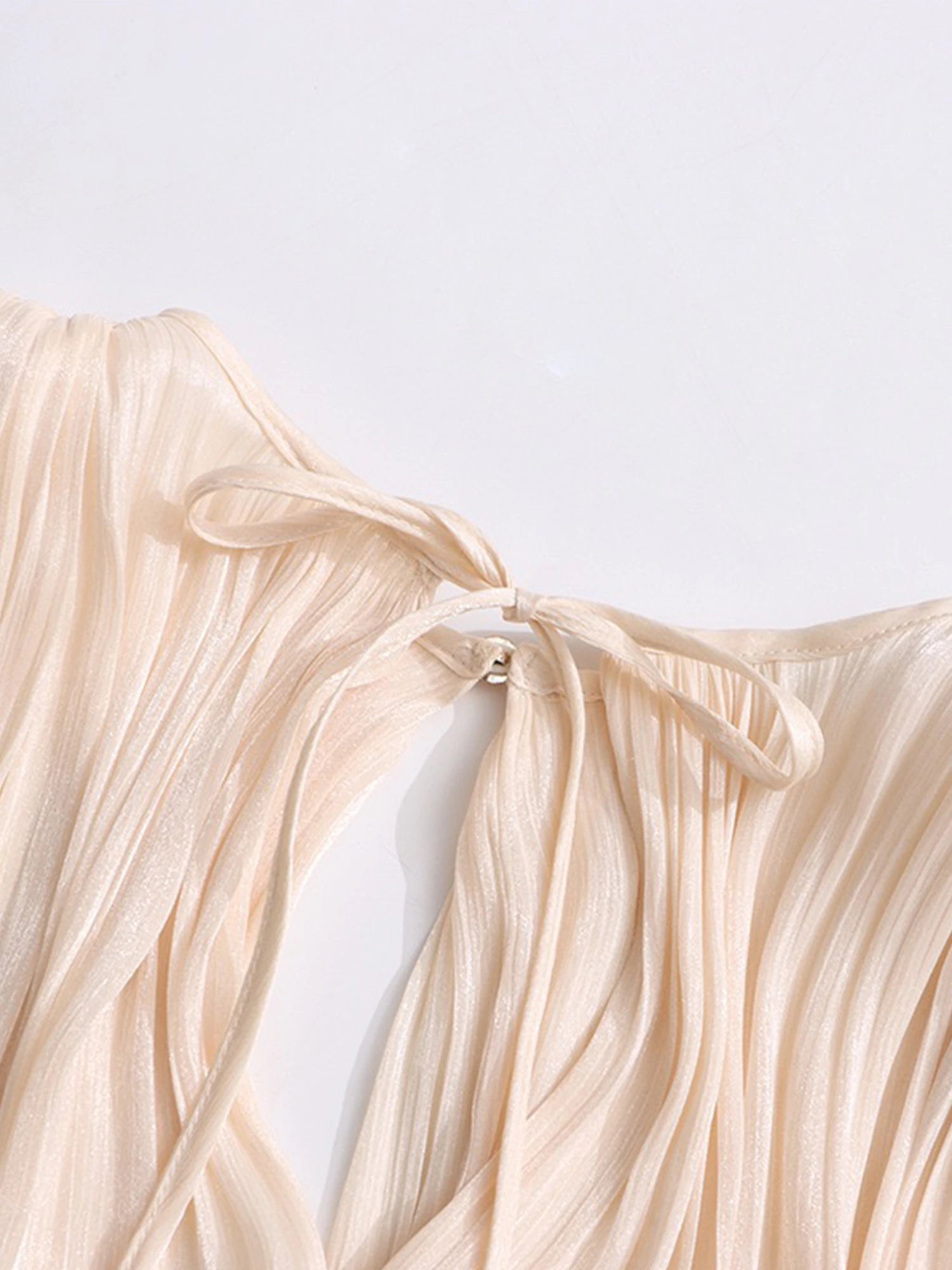 Satin Tie-Strap Maxi Dress|NOOSGOP