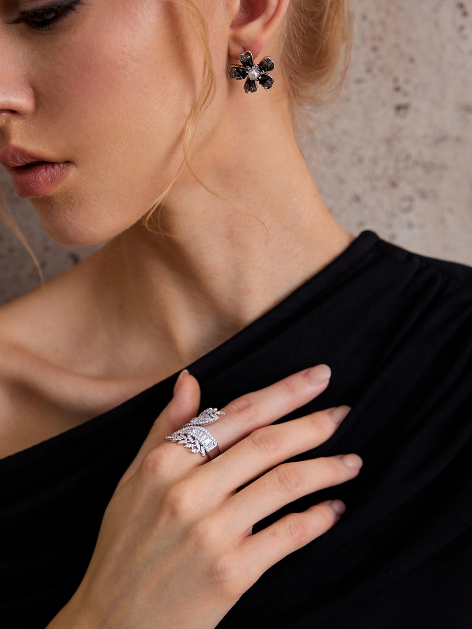 Wide Angel Wing Ring|NOOSGOP