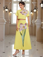 A-Line Skirt & Crop Top Vacation Set​​|NOOSGOP