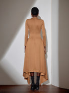 Asymmetric One-Shoulder Flowy Maxi Dress|NOOSGOP