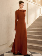 Chic Slim Fit Floral Design Maxi Dress|NOOSGOP