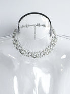 Elegant Rhinestone Necklace Earrings Set |NOOSGOP