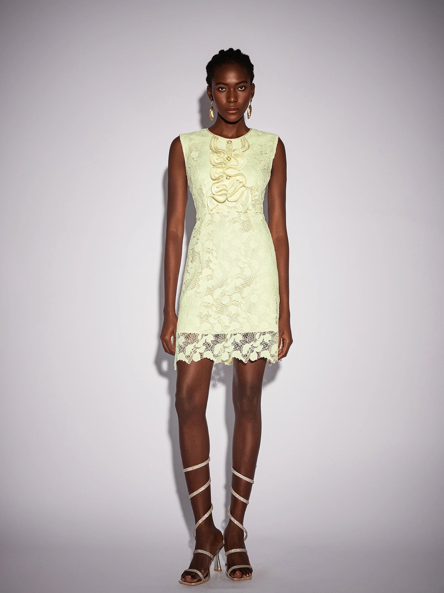 Floral Hollow-Out mini dress|NOOSGOP