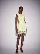 Floral Hollow-Out mini dress|NOOSGOP