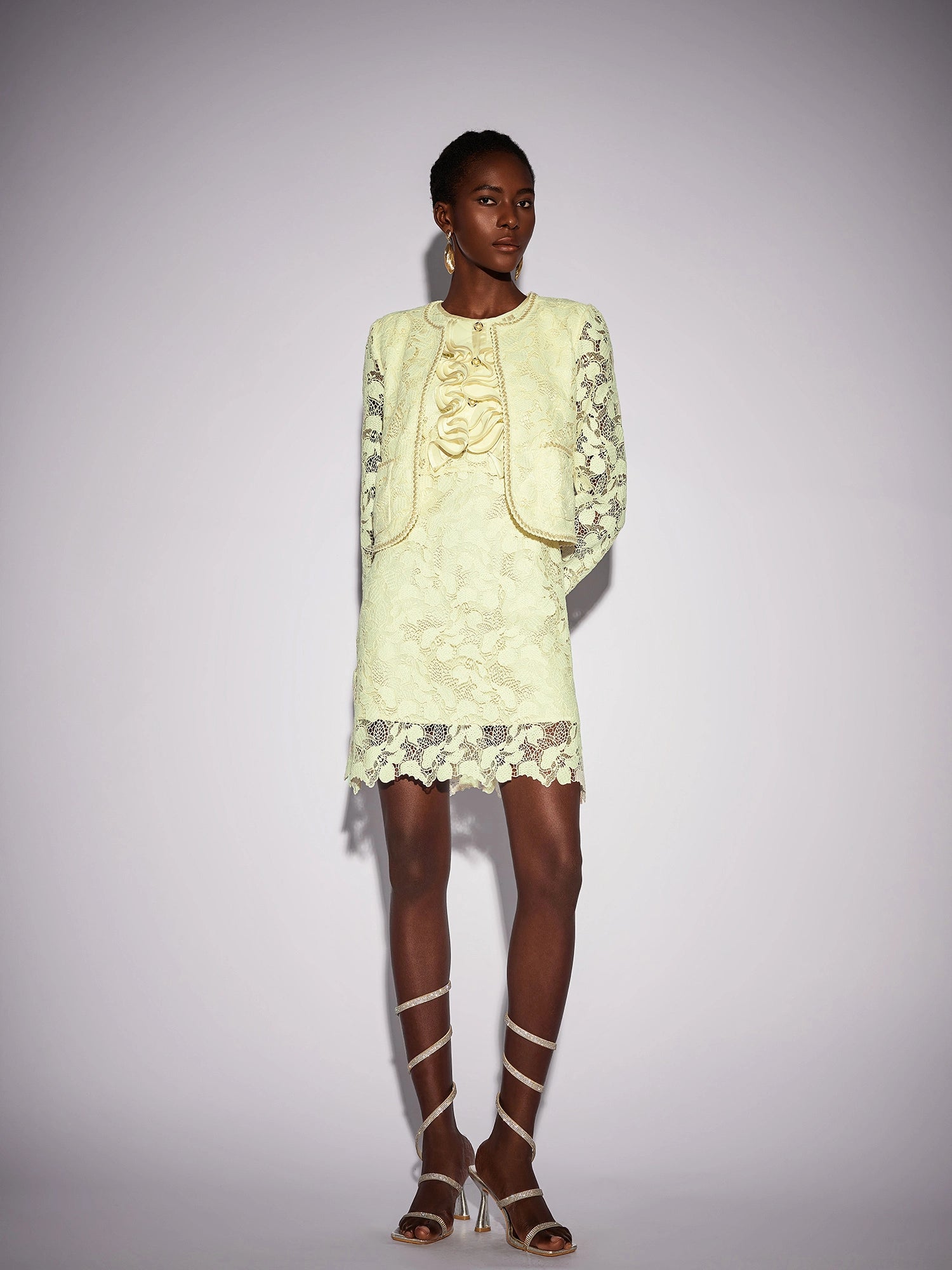 Floral Hollow-Out mini dress|NOOSGOP