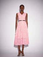 Floral Panel Cutout Sleeveless Midi Dress|NOOSGOP