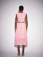 Floral Panel Cutout Sleeveless Midi Dress|NOOSGOP