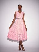 Floral Panel Cutout Sleeveless Midi Dress|NOOSGOP