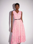 Floral Panel Cutout Sleeveless Midi Dress|NOOSGOP
