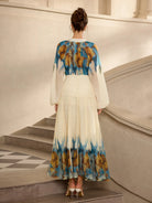 Floral Print Waist Cinched Two Piece Set|NOOSGOP