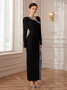 Fringed Studded Bandage Maxi Dress|NOOSGOP