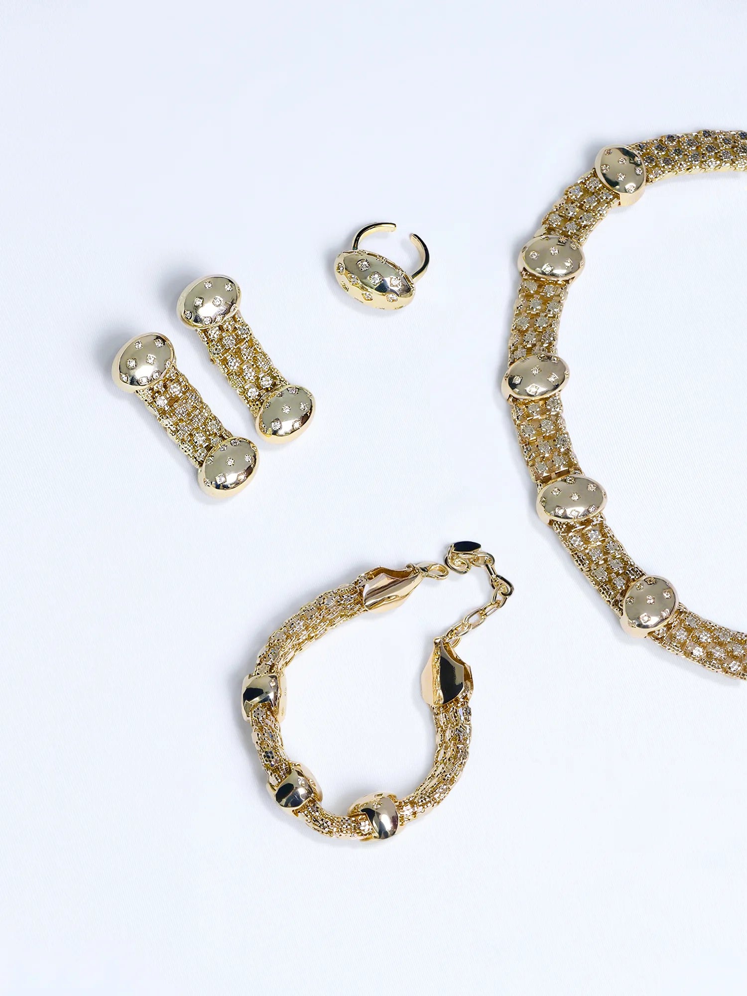 Gold Designer Jewelry Sets|NOOSGOP
