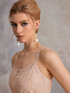 Gold Sun Flower Long Tassel Earrings|NOOSGOP