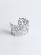 Gold Vintage Flower Cuff Bangle Bracelet|NOOSGOP