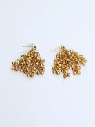 Golden Pearl Stud Earrings|NOOSGOP