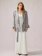 Gray Utility-Inspired Commuting Coat|NOOSGOP