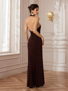 Halter Backless Bodycon Maxi Dress​​|NOOSGOP