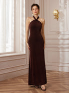 Halter Backless Bodycon Maxi Dress​​|NOOSGOP