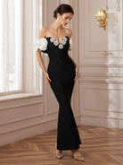 Haute Ribbon-Corset White Bloom Maxi Dress|NOOSGOP