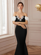 Haute Ribbon-Corset White Bloom Maxi Dress|NOOSGOP